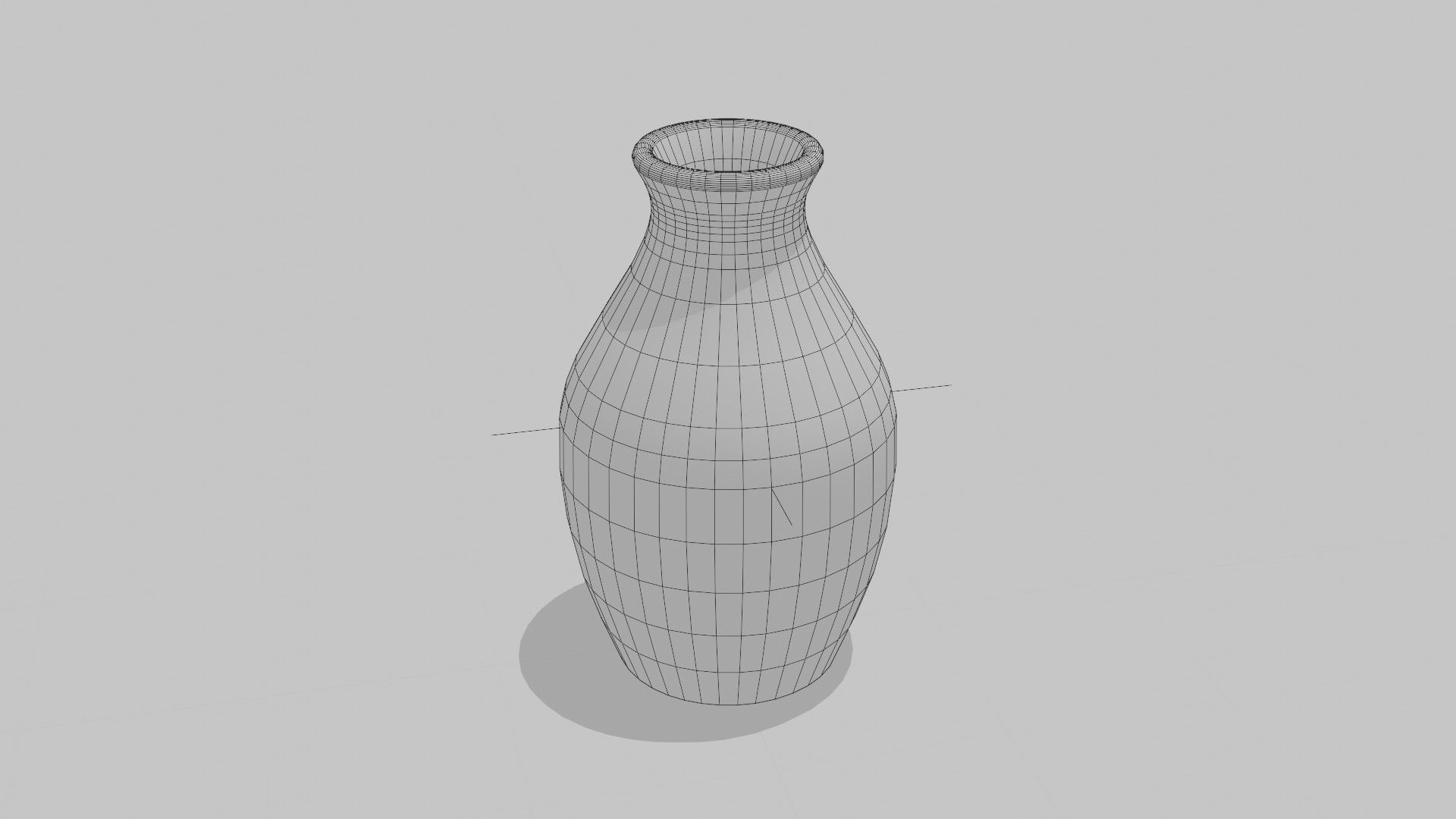 Wooden Tulip Vase 3D model_23