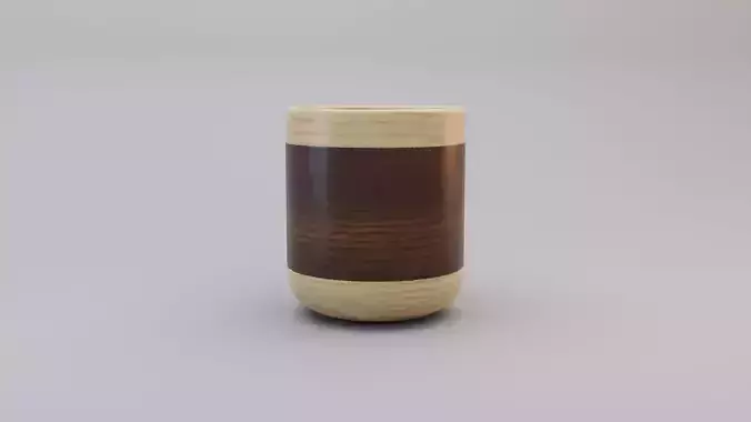 Wooden Vase Decoration