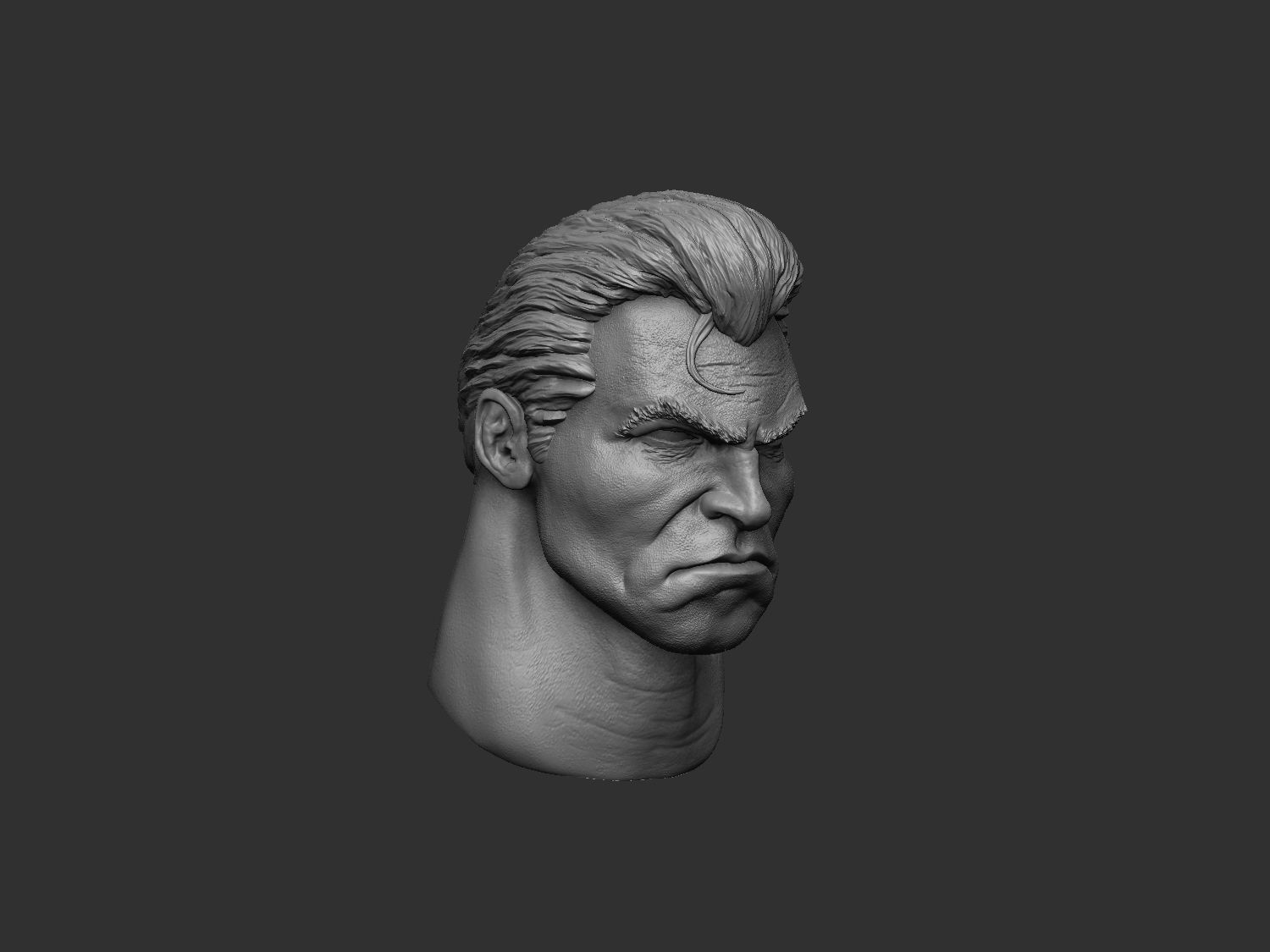 The Punisher Head 2 3D print model_1