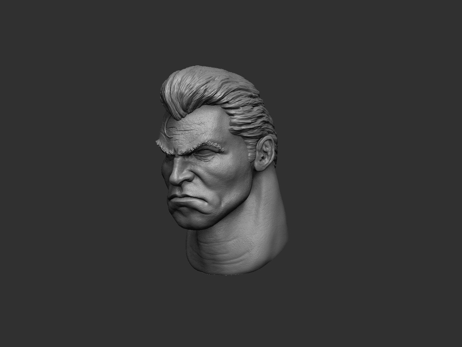 The Punisher Head 2 3D print model_5