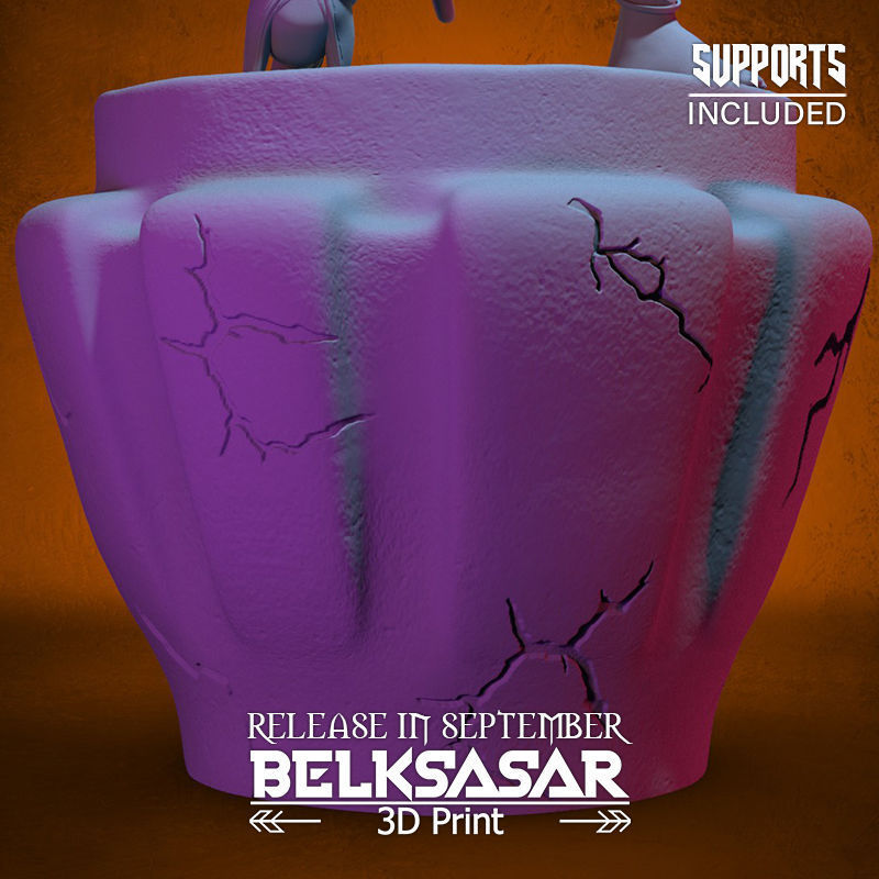 Battle Rogue Girl Normal and Nude 3D print model_21