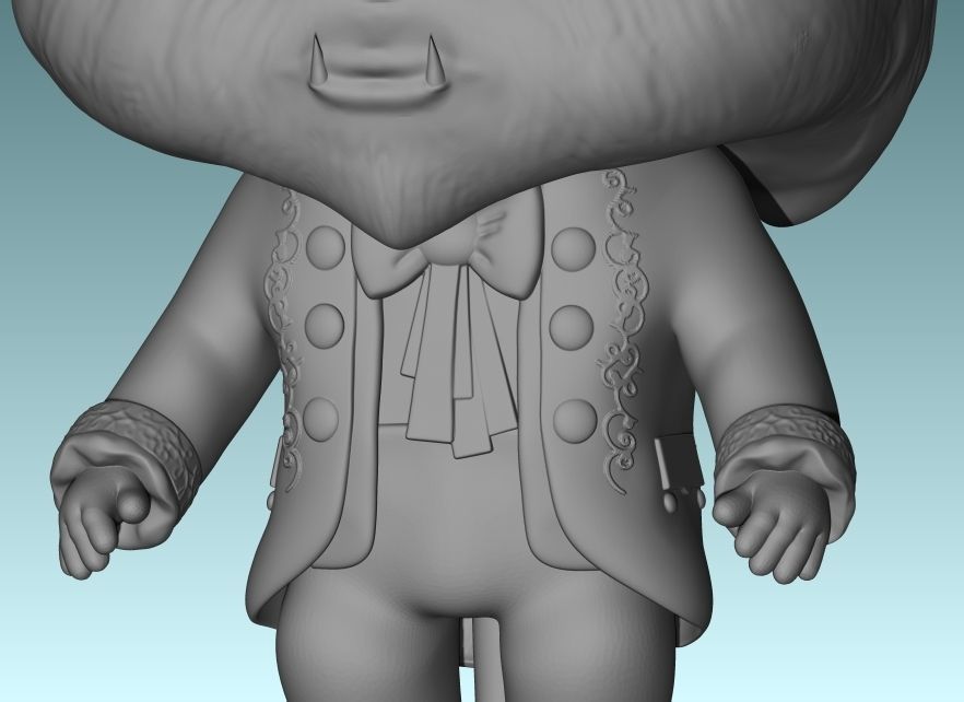 Funko Pop Beast Beauty and the Beast 3D print model_6