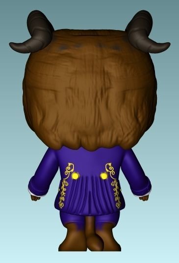 Funko Pop Beast Beauty and the Beast 3D print model_9