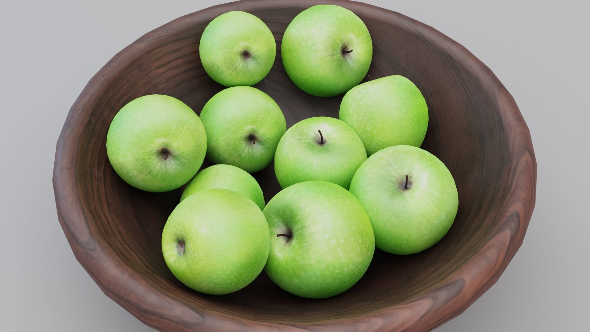 Apples Bowl 3D model 3D model_8