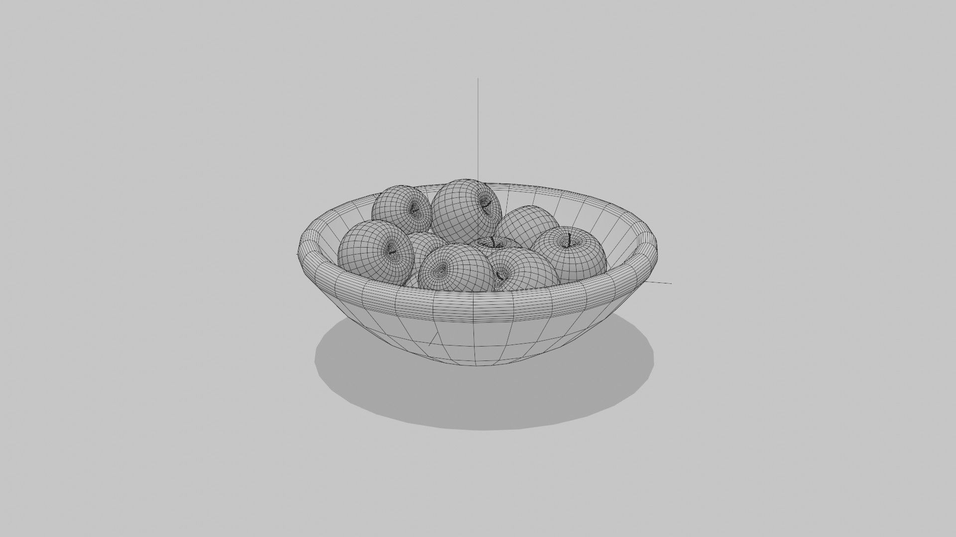 Apples Bowl 3D model 3D model_11