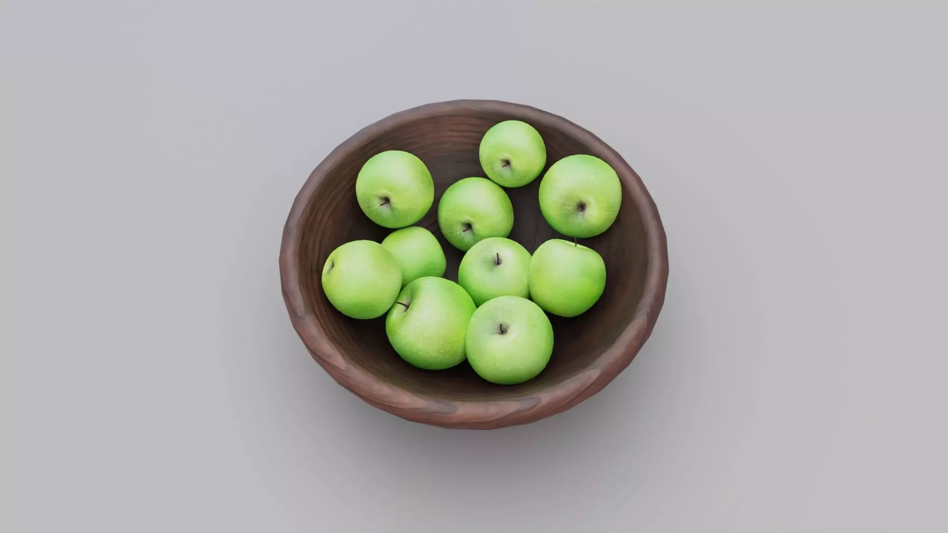 Apples Bowl 3D model 3D model_0