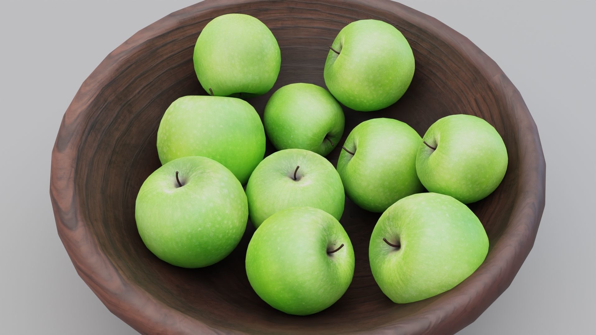 Apples Bowl 3D model 3D model_6