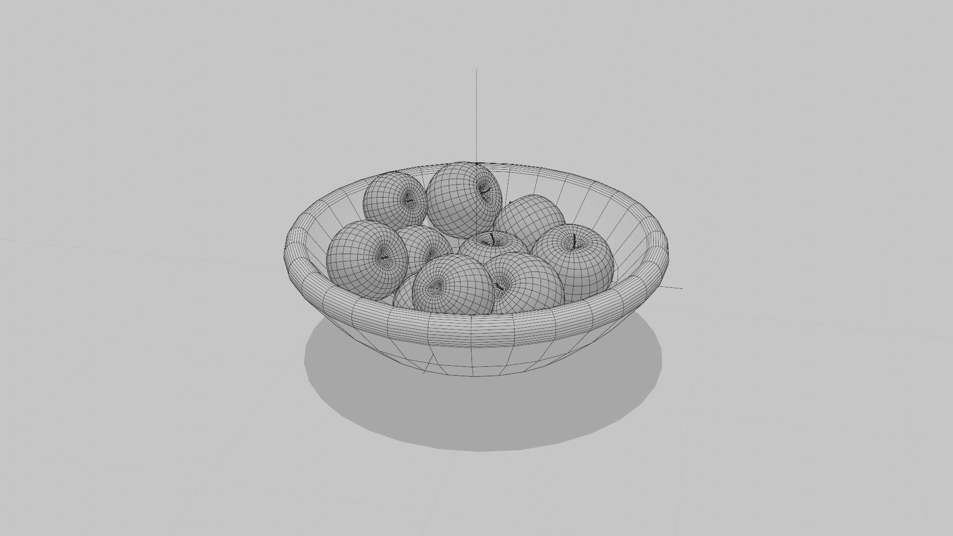 Apples Bowl 3D model 3D model_16