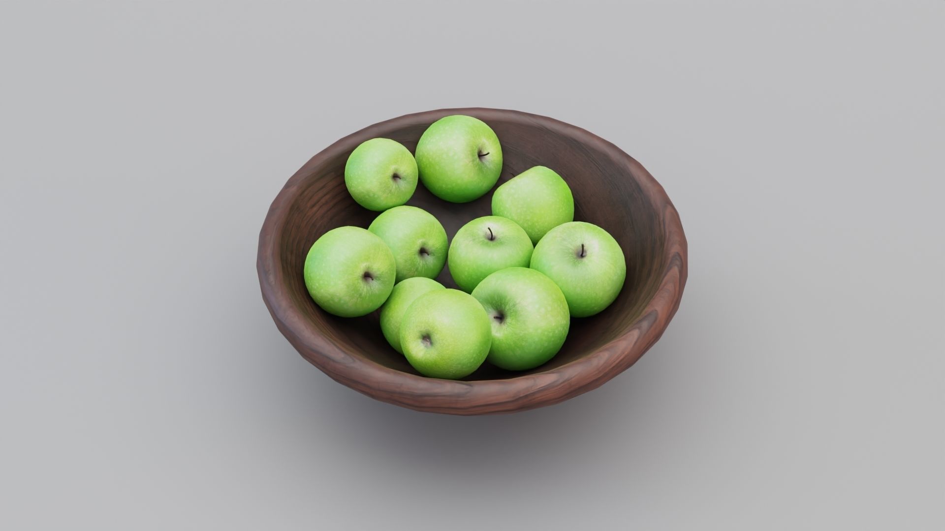 Apples Bowl 3D model 3D model_7