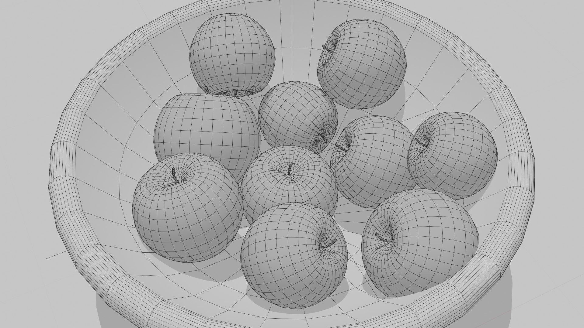 Apples Bowl 3D model 3D model_19