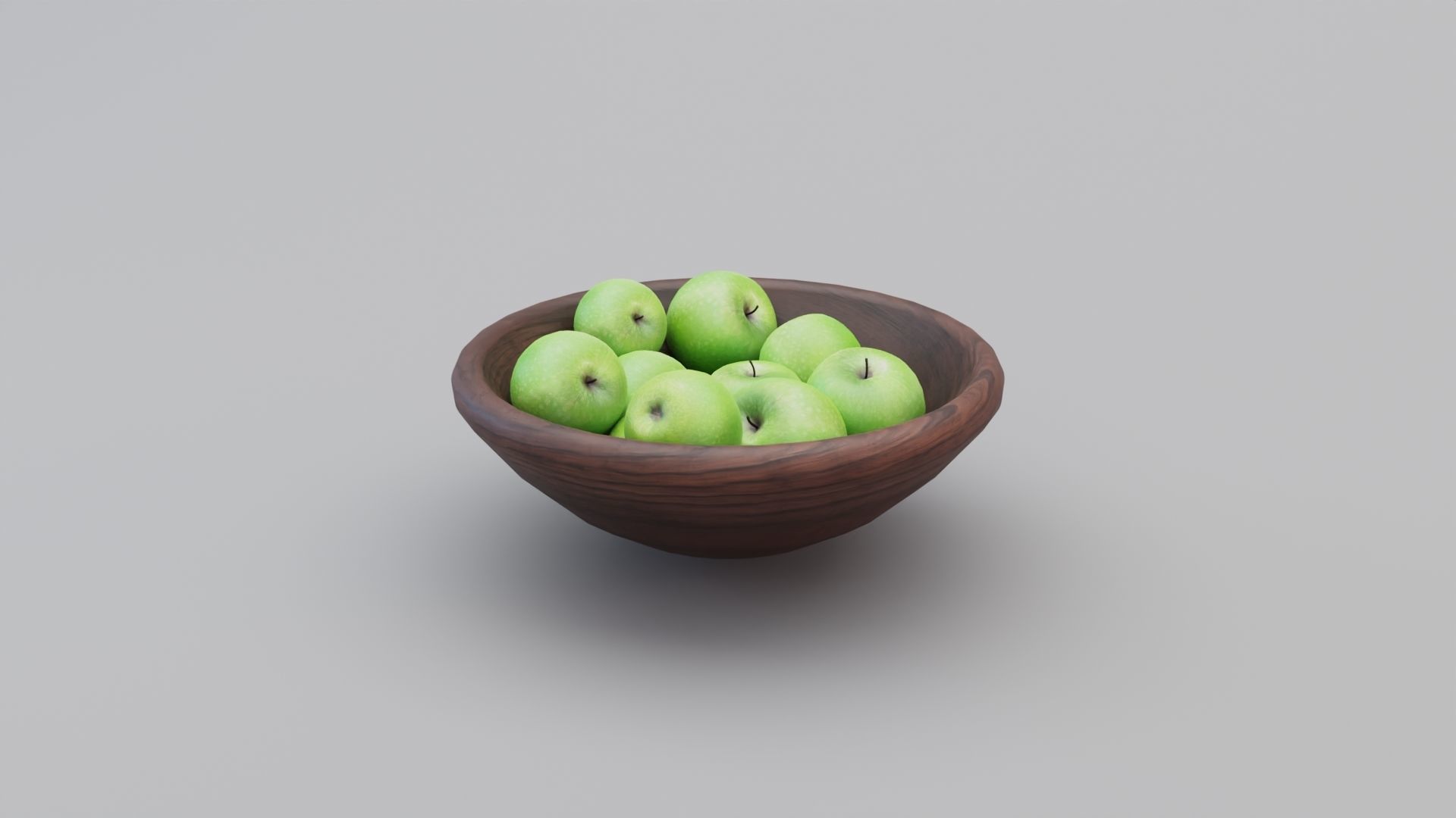 Apples Bowl 3D model 3D model_4
