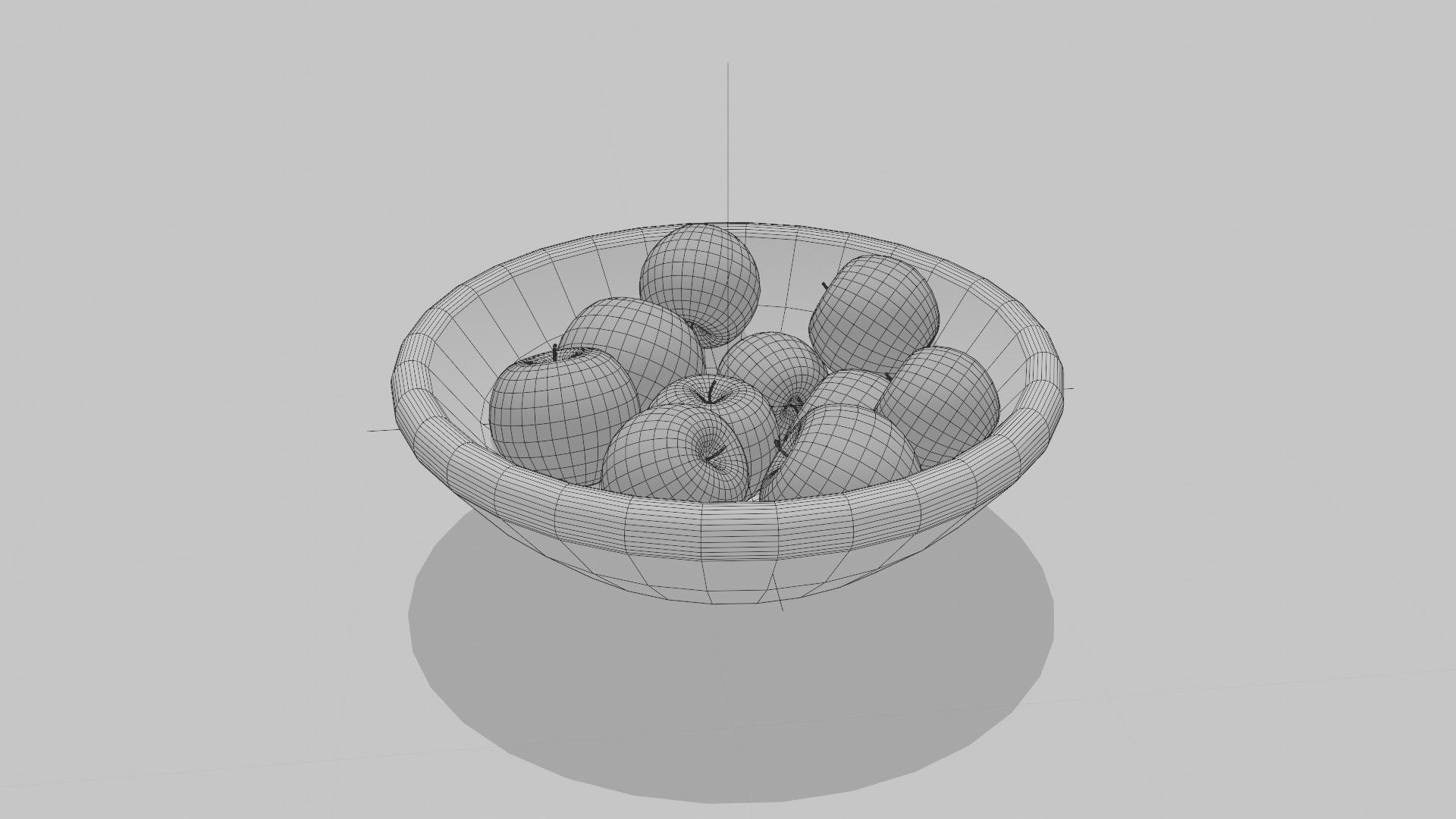 Apples Bowl 3D model 3D model_21