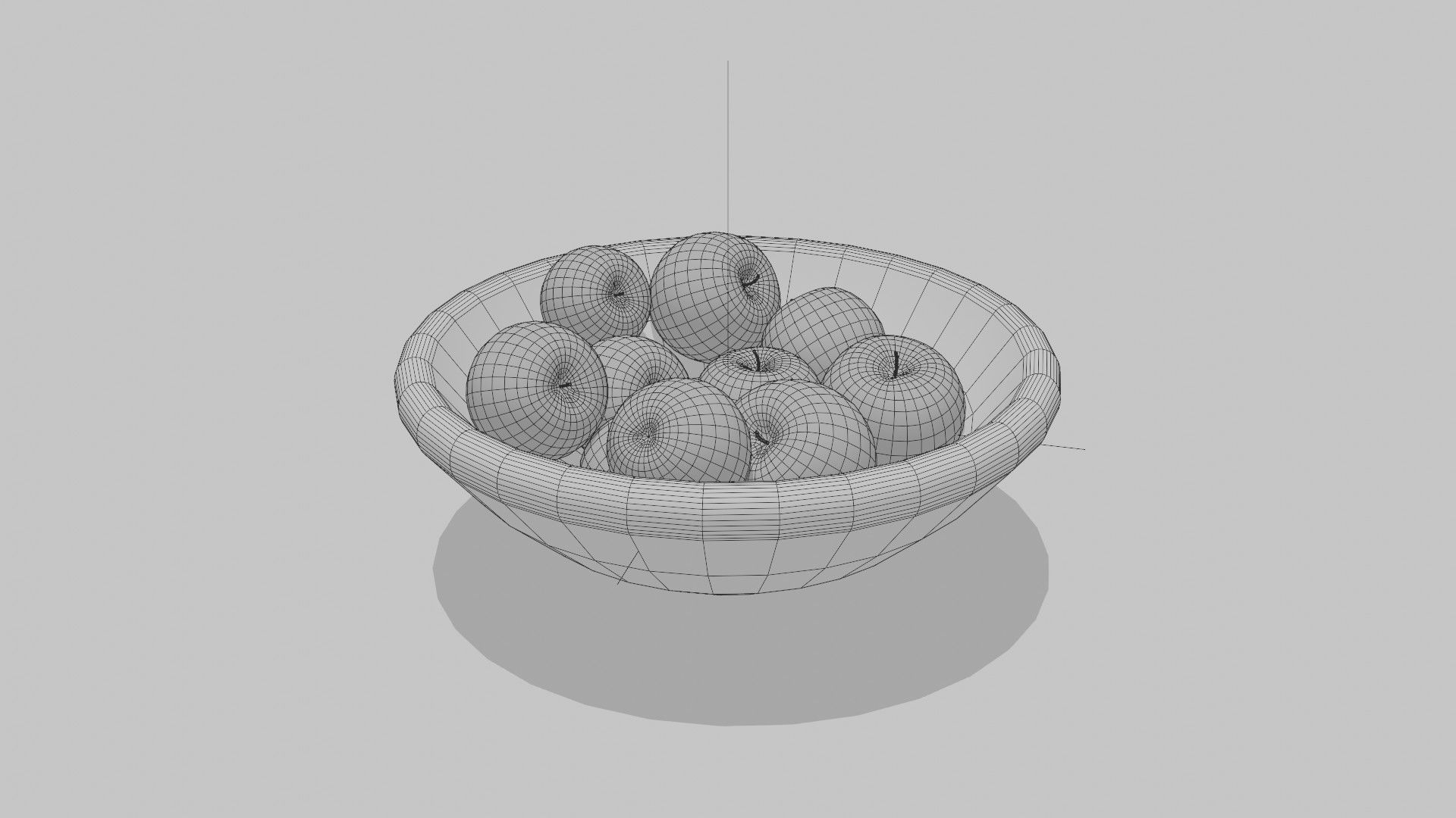 Apples Bowl 3D model 3D model_22