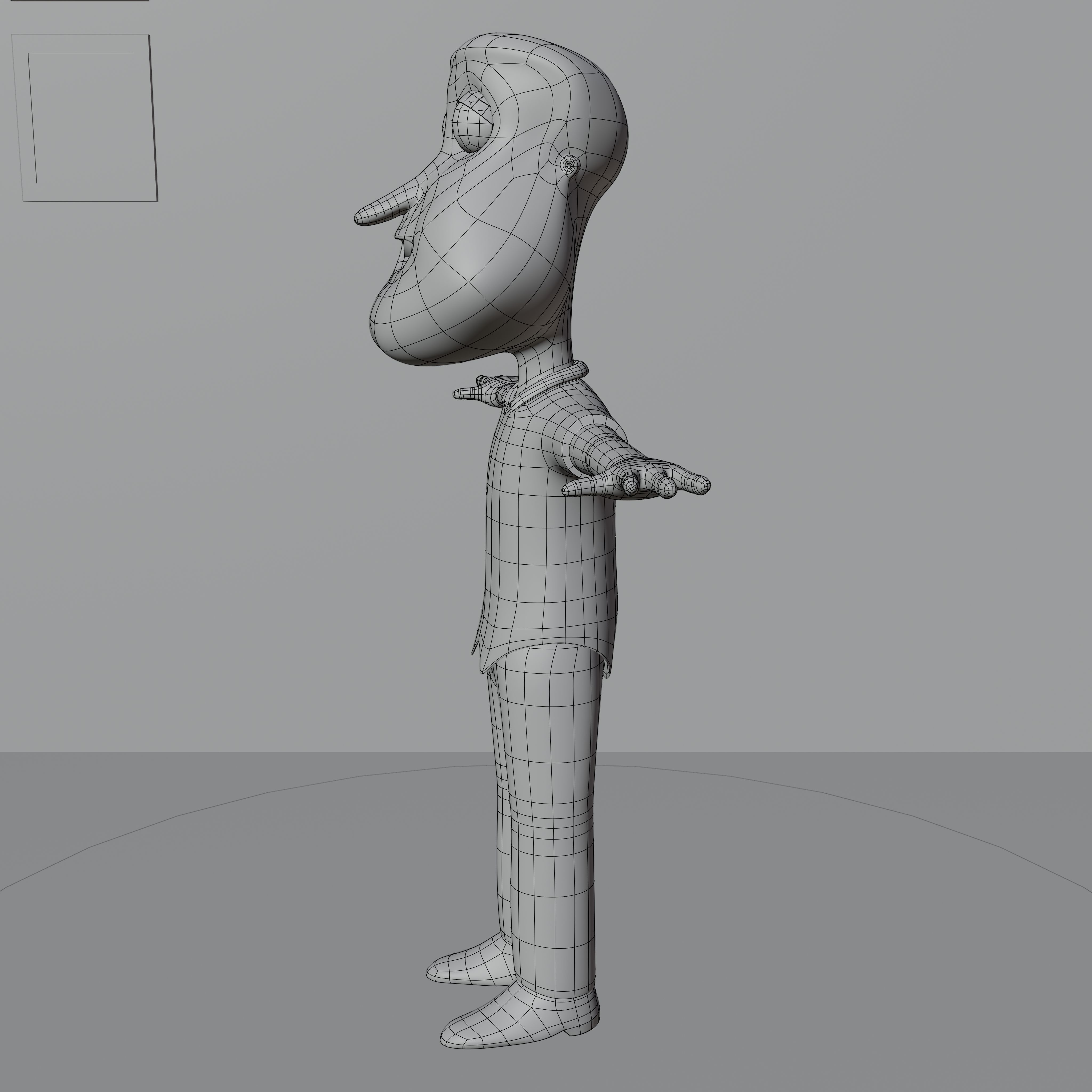 Glenn Quagmire From Family Guy - Rigged Low-poly 3D model_19