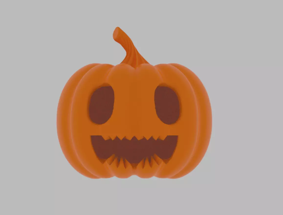 Halloween Pumpkin 3D print model_0