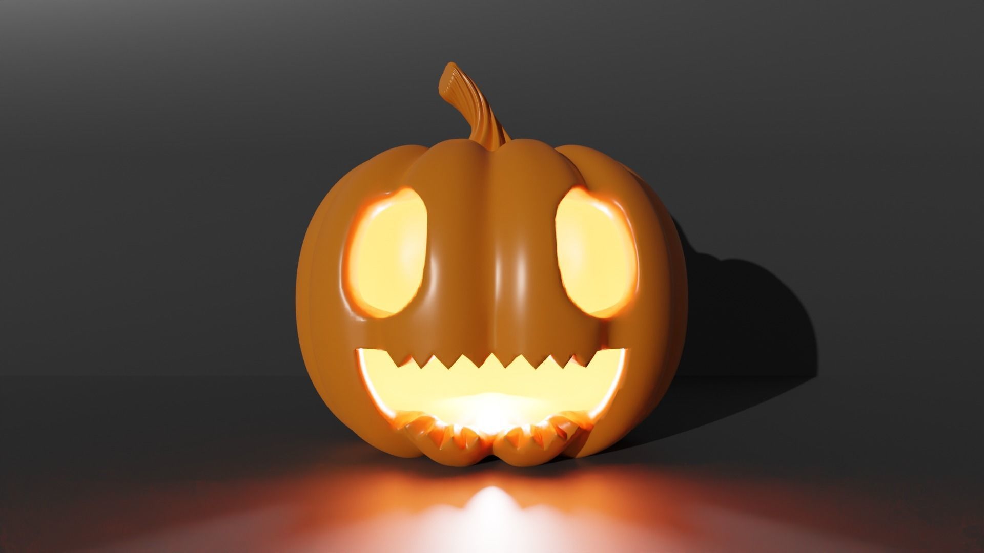 Halloween Pumpkin 3D print model_3