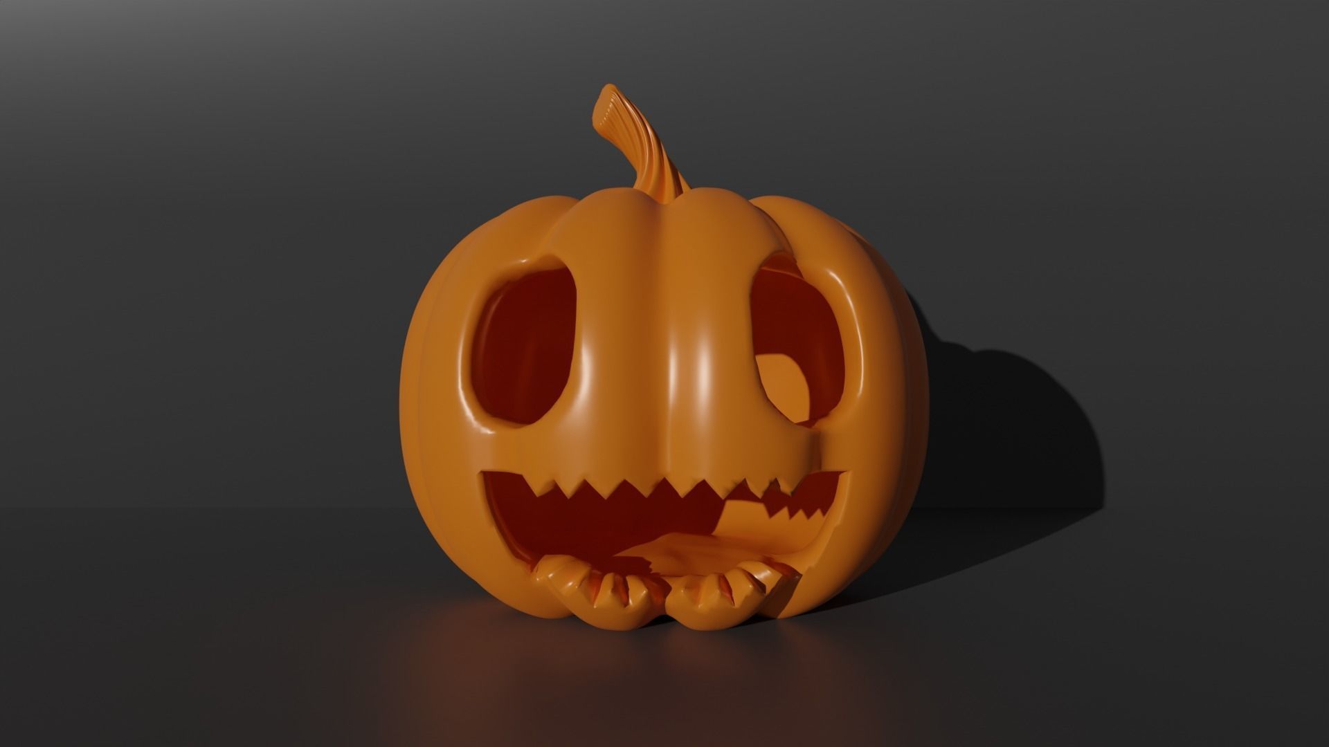 Halloween Pumpkin 3D print model_2