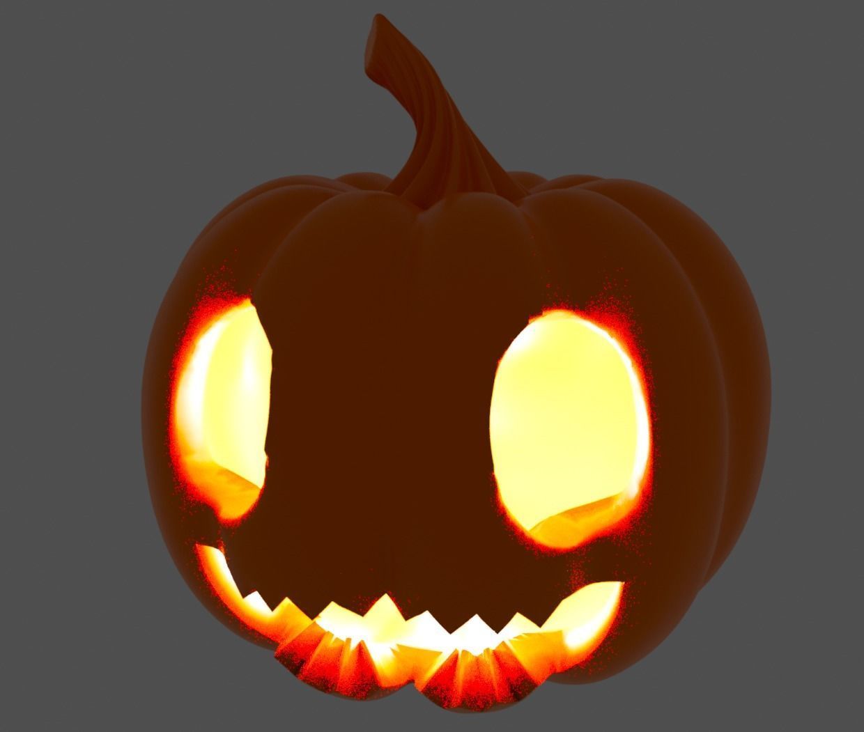 Halloween Pumpkin 3D print model_1