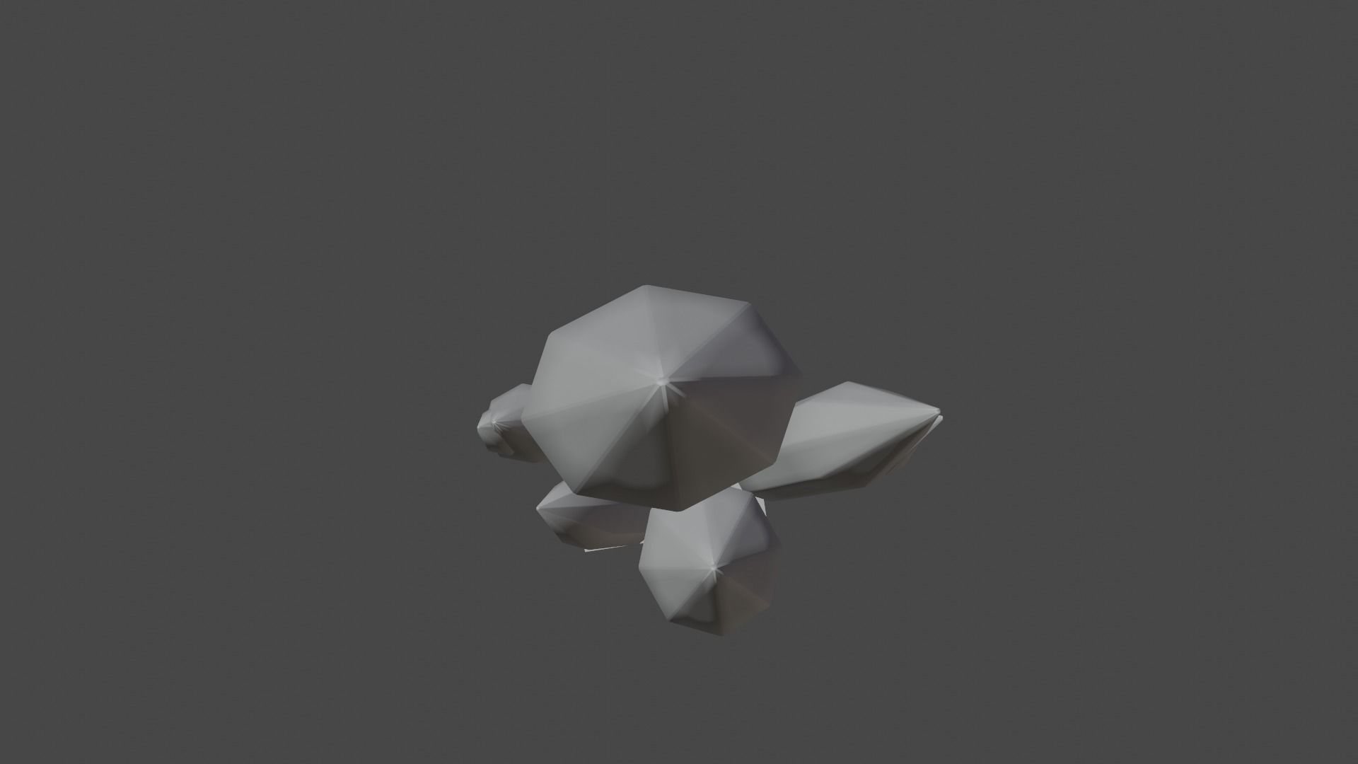 Pink crystal gem RPG style Low-poly 3D model_6