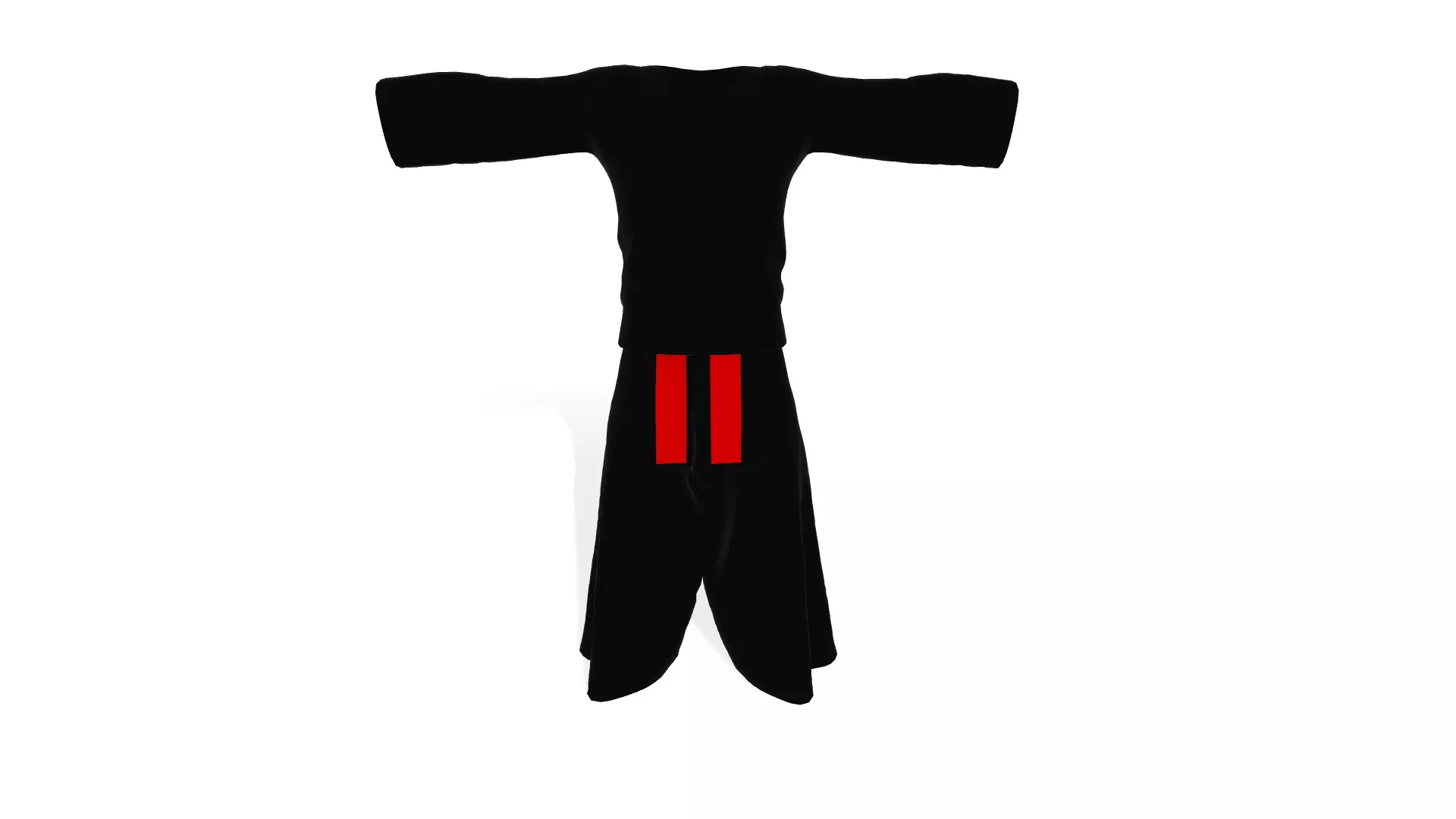 Hmong Traditional Clothes for Elderly People Free low-poly 3D model