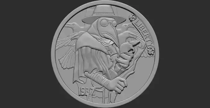Plague Doctor 3D print model