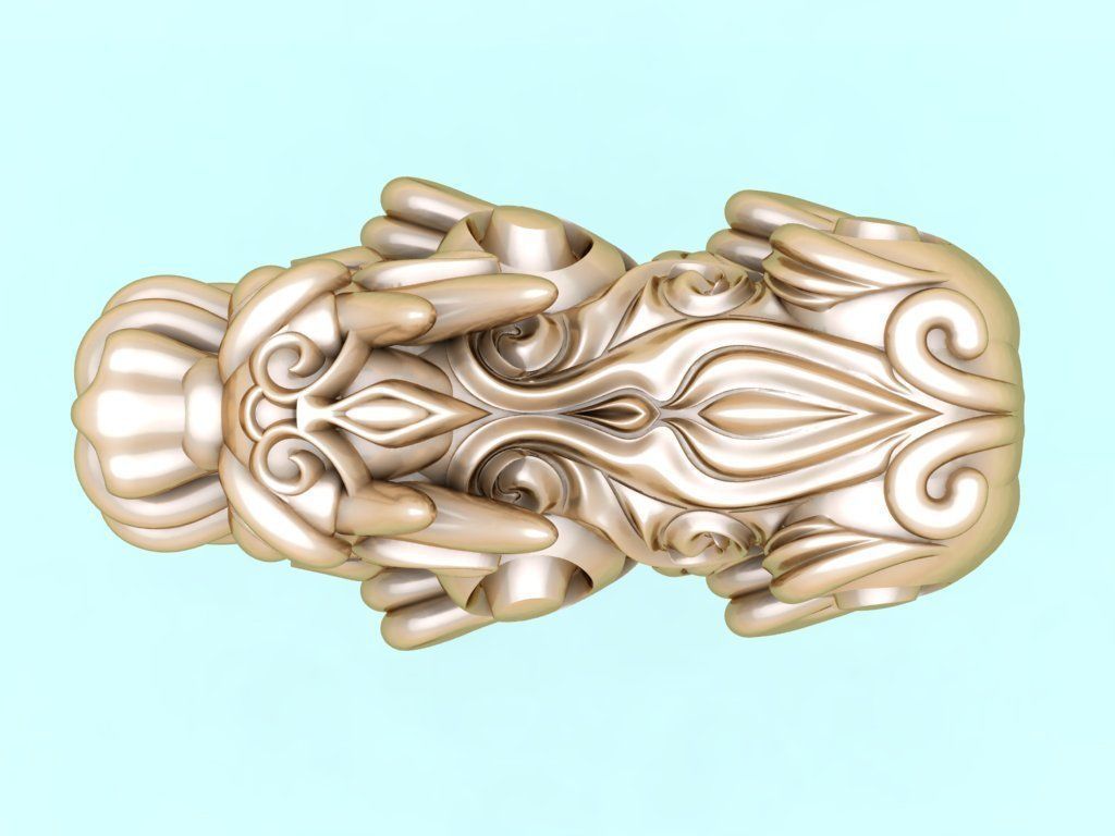 Pixiu Bracelet - Unicorn bracelet - N735 Size 20 mm 3D print model_4