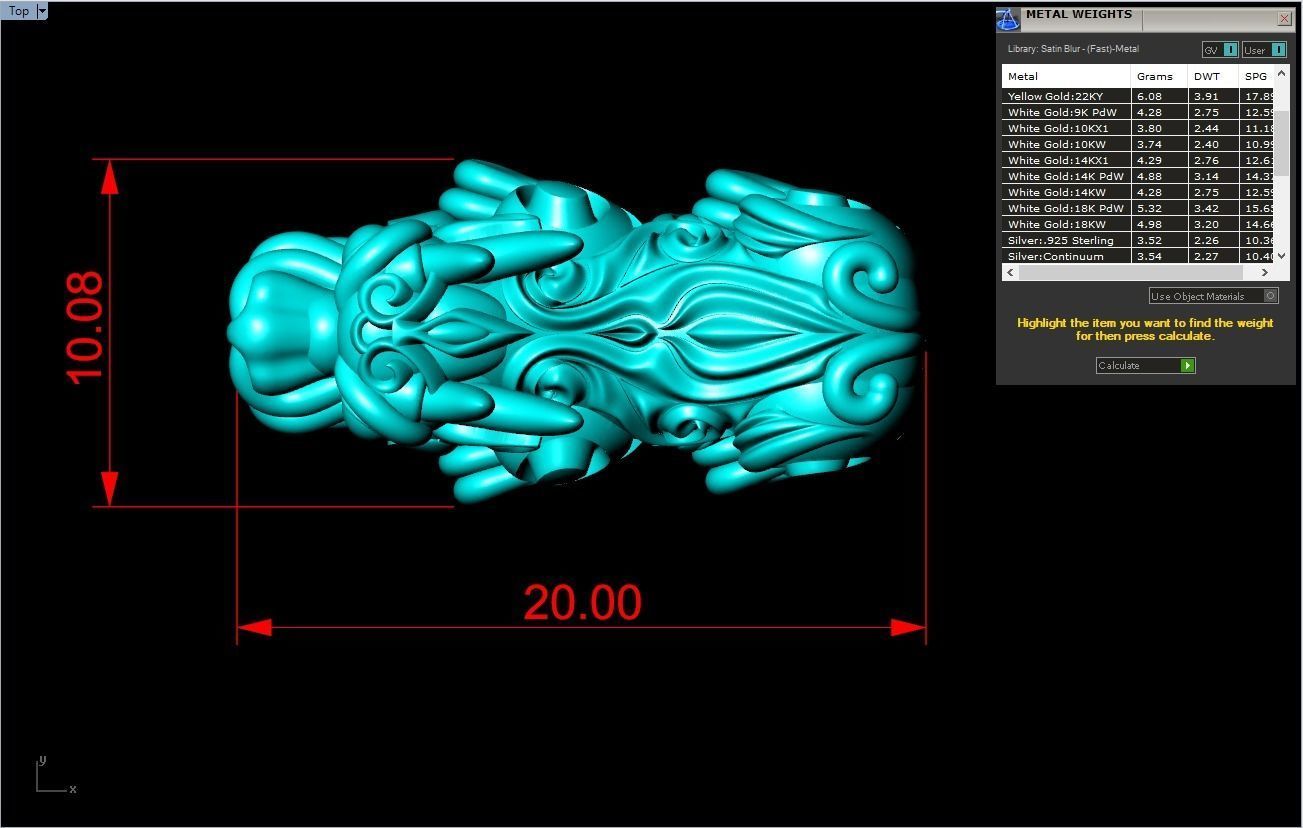 Pixiu Bracelet - Unicorn bracelet - N735 Size 20 mm 3D print model_11