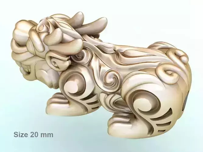 Pixiu  Bracelet - Unicorn  bracelet - N735 Size 20 mm  