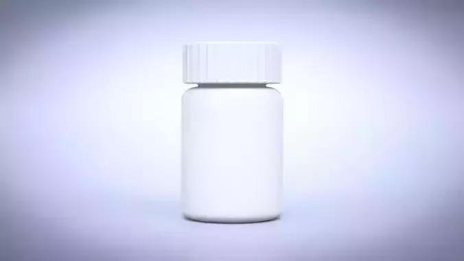 Pill -  Vitamin Plastic Bottle