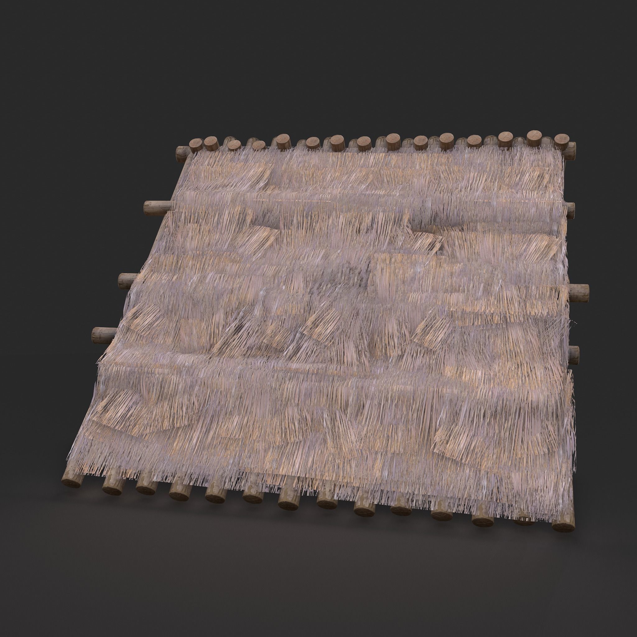 Viking Hut M Low-poly 3D model_15