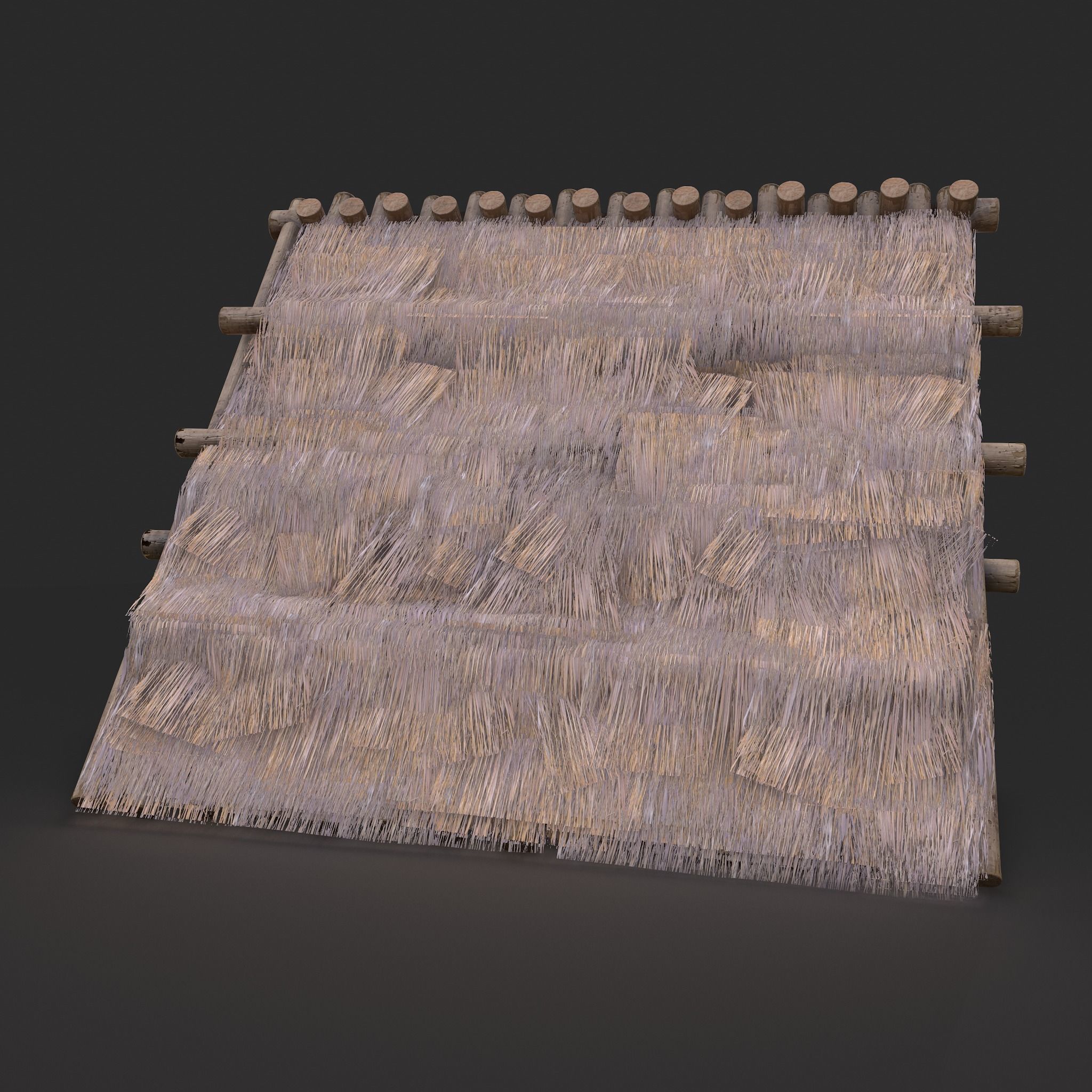 Viking Hut M Low-poly 3D model_20