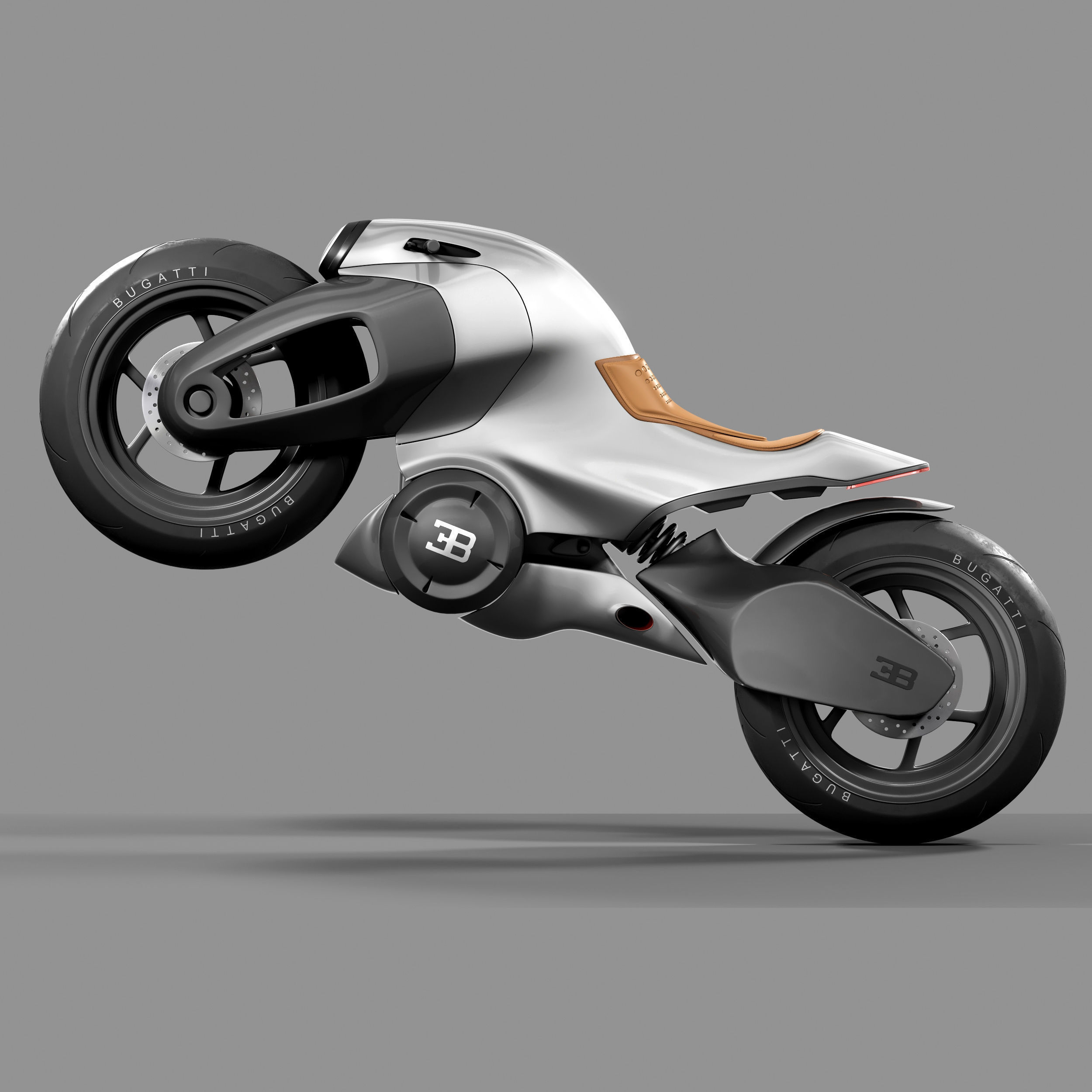 BUGATTI futuristic motorcycle design 3D model_2