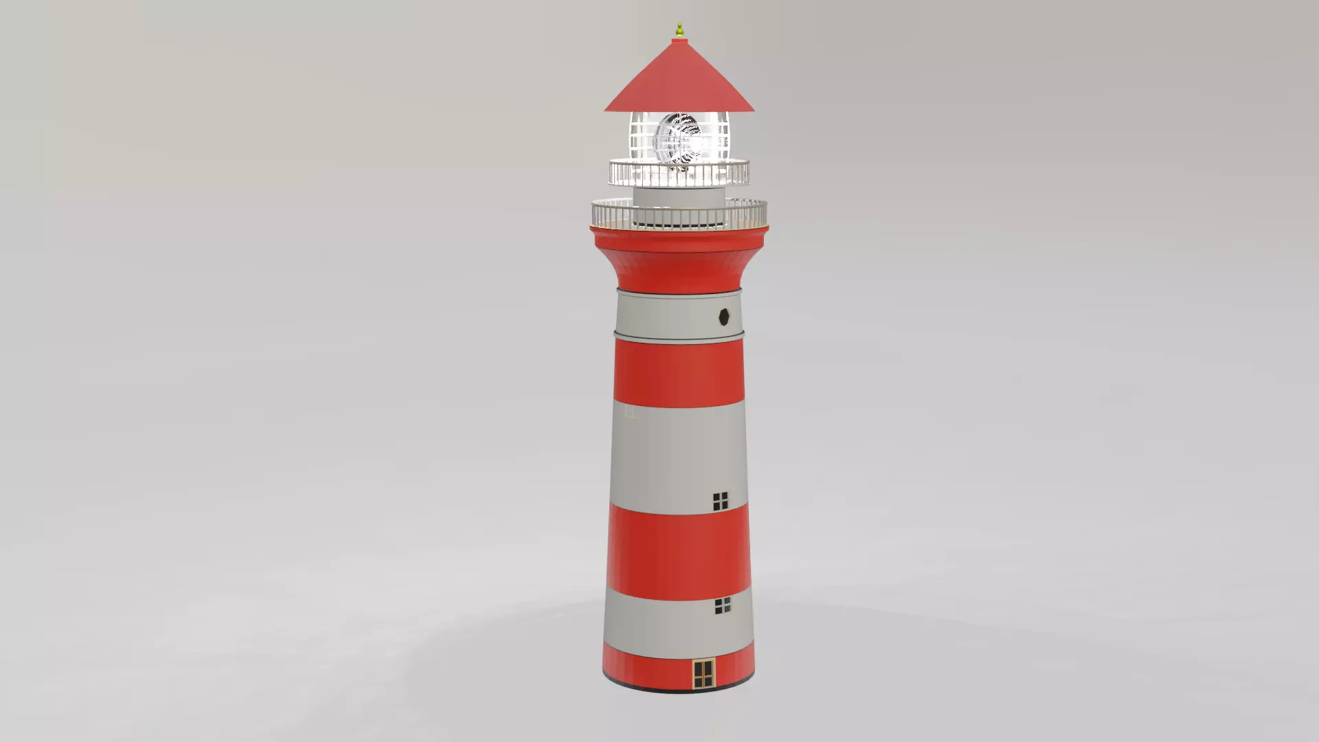 Light house Free low-poly 3D model