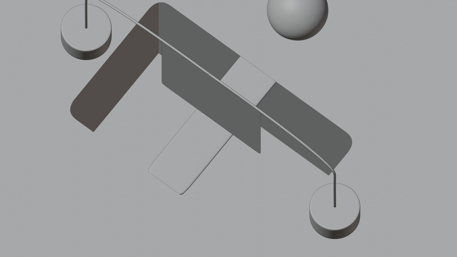 Abstract composition with animation 3D model_3