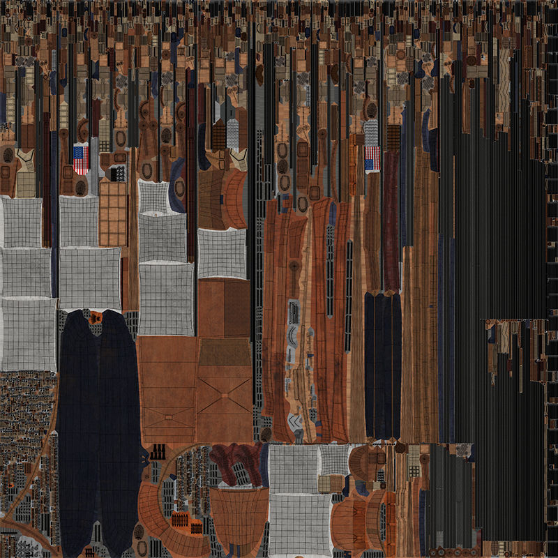 Columbia Ship Low-poly 3D model_17