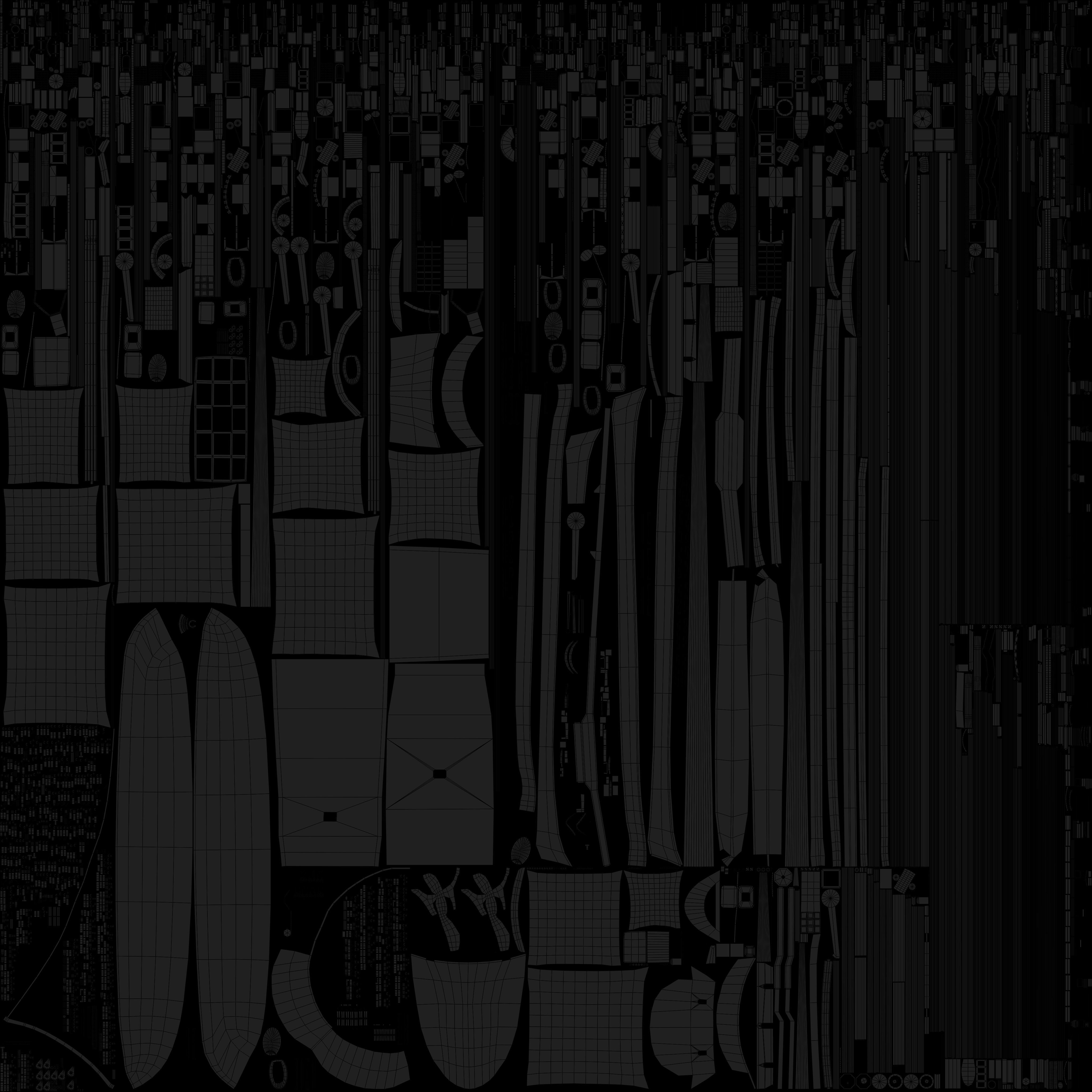 Columbia Ship Low-poly 3D model_16