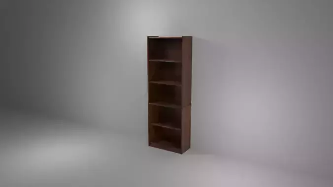 Tall Walnut Bookshelf
