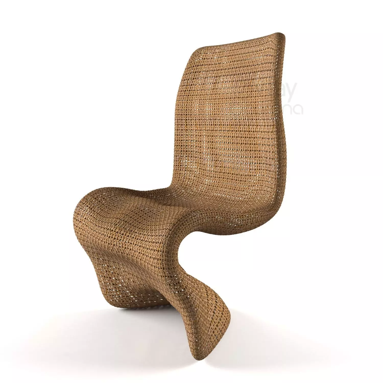 Wicker chair 3D model