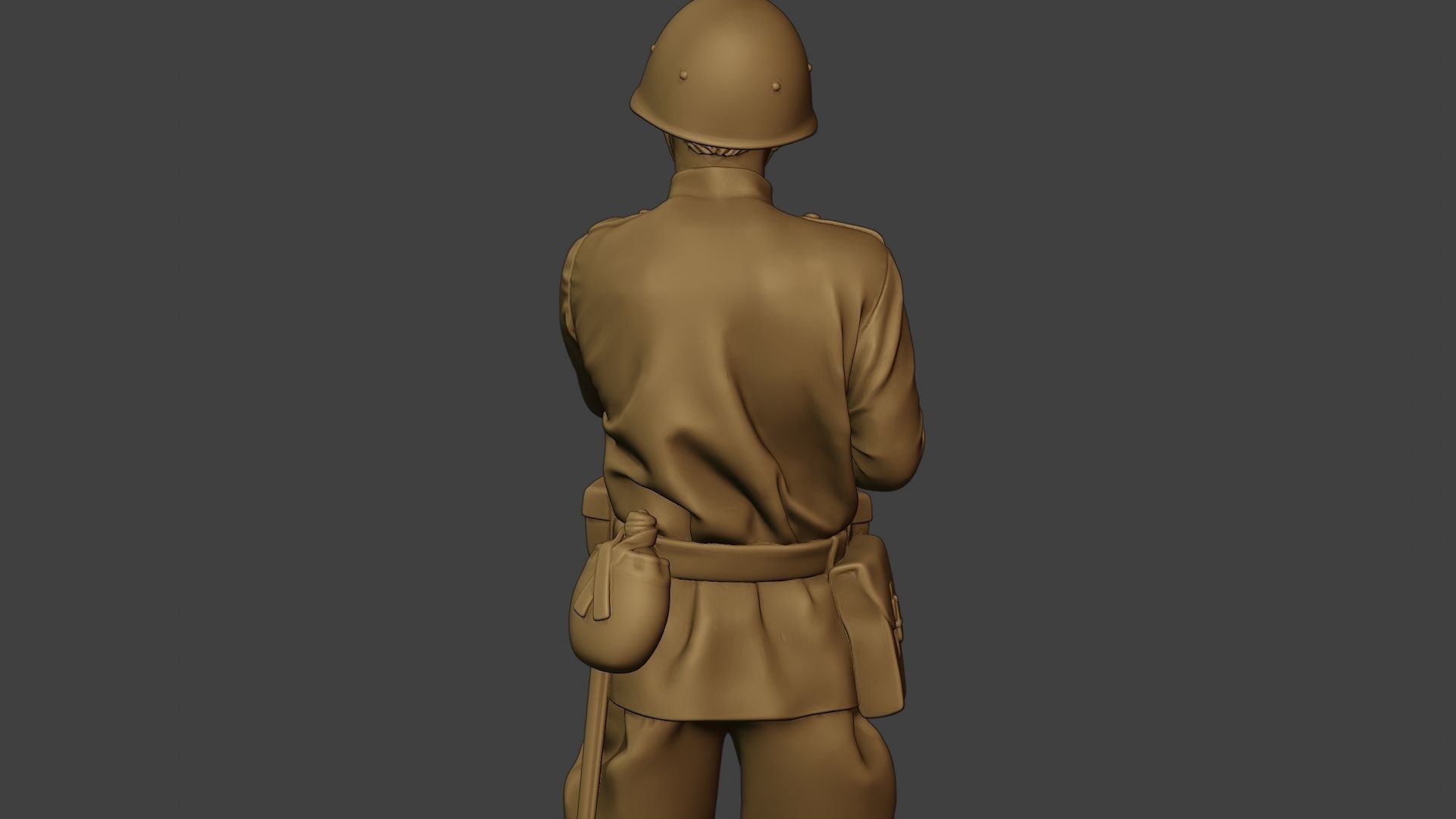 Russian soldier ww2 Stand2 R1 3D print model_21