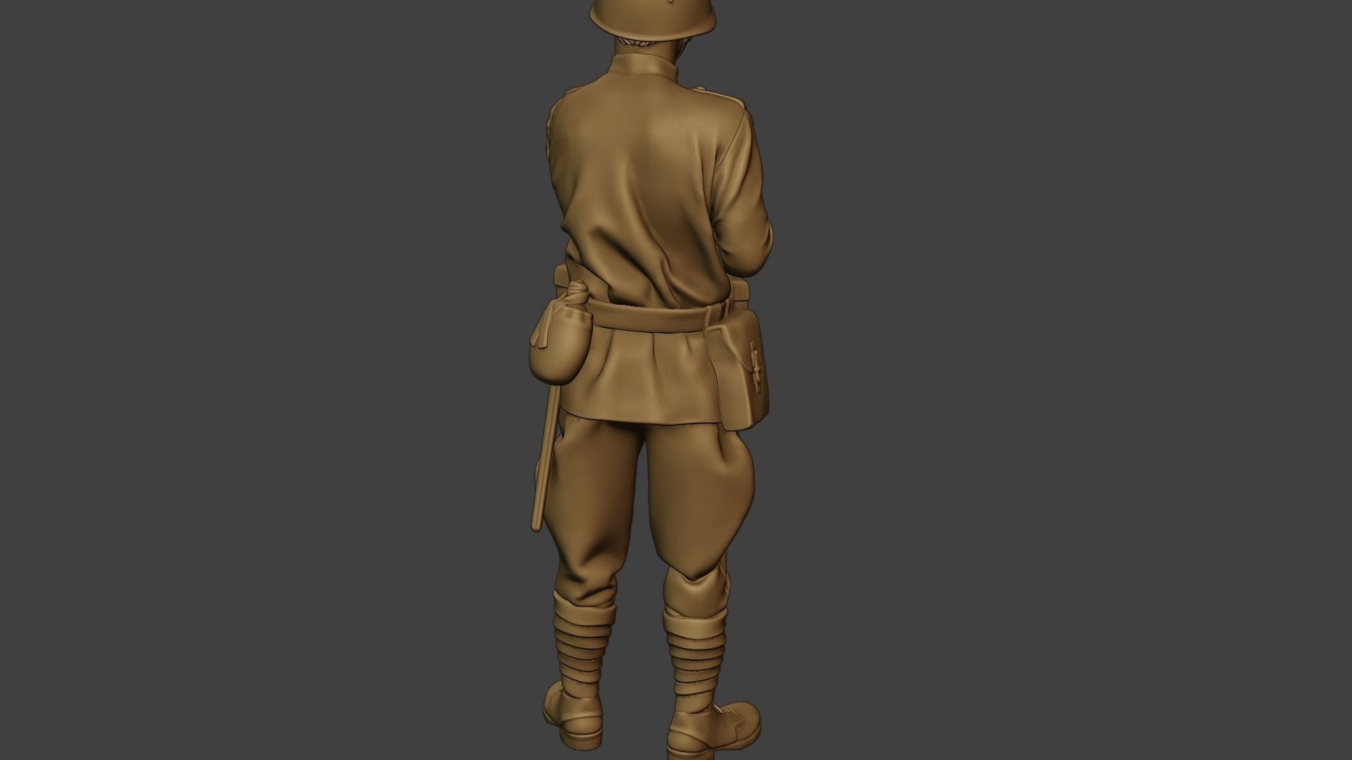 Russian soldier ww2 Stand2 R1 3D print model_25