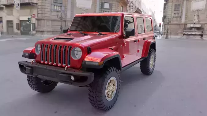 Jeep Wrangler Rubicon 392 2021 3D model