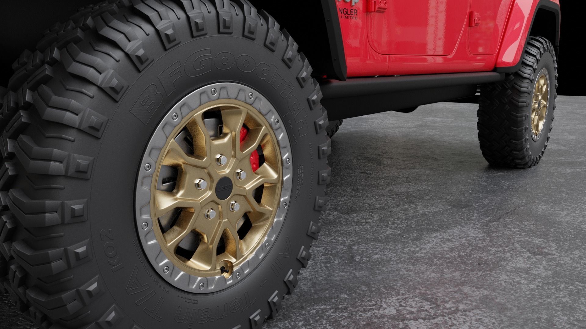 Jeep Wrangler Rubicon 392 2021 3D model_5