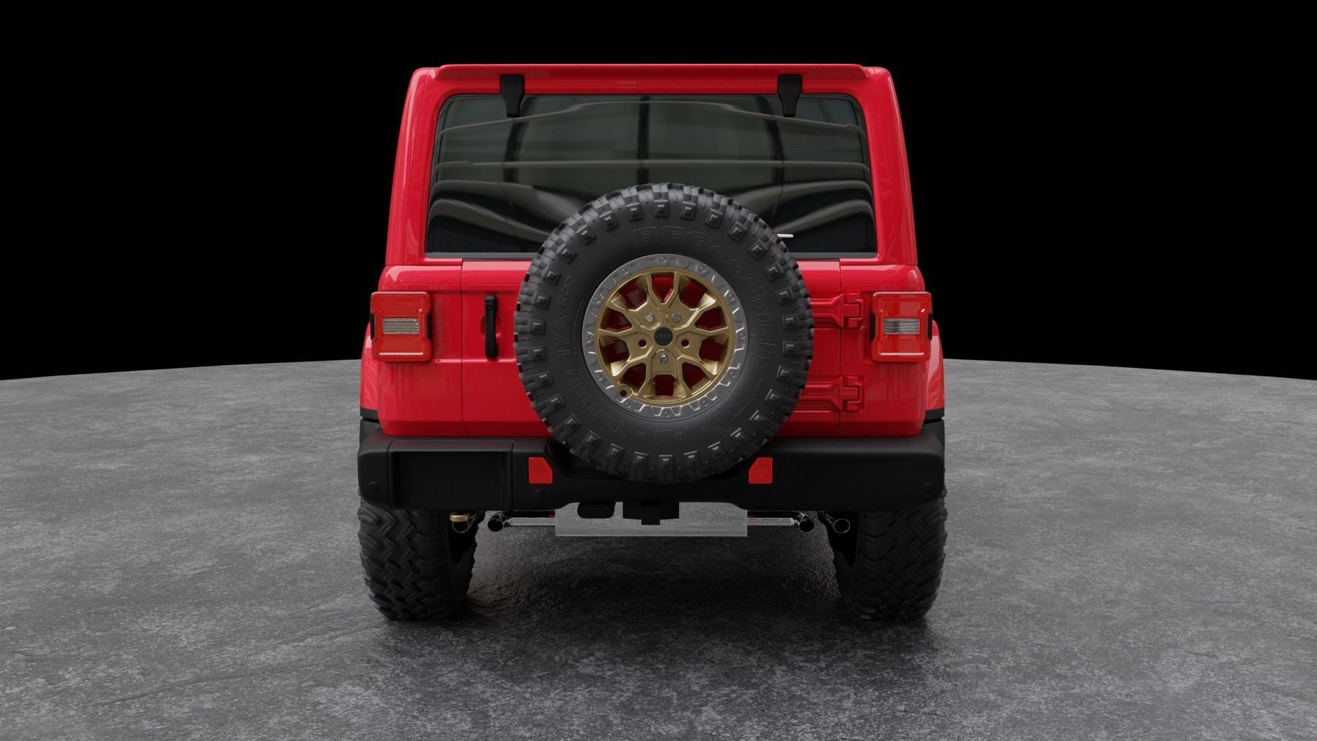 Jeep Wrangler Rubicon 392 2021 3D model_3