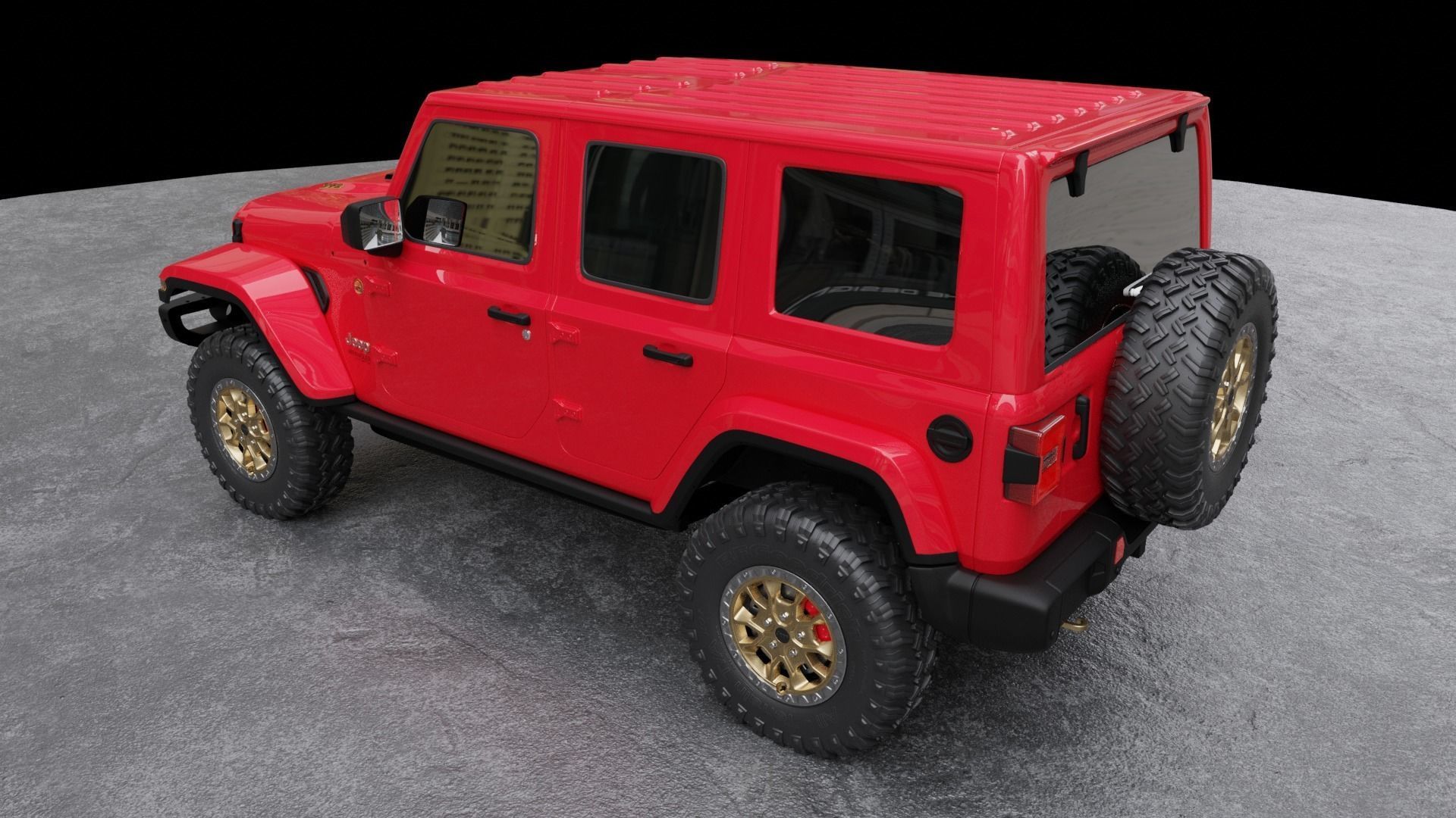 Jeep Wrangler Rubicon 392 2021 3D model_2