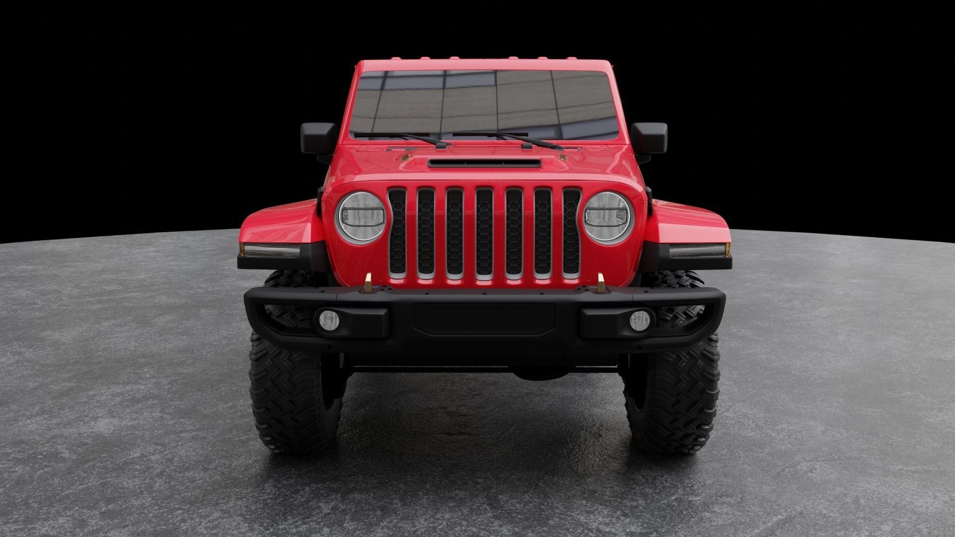 Jeep Wrangler Rubicon 392 2021 3D model_4