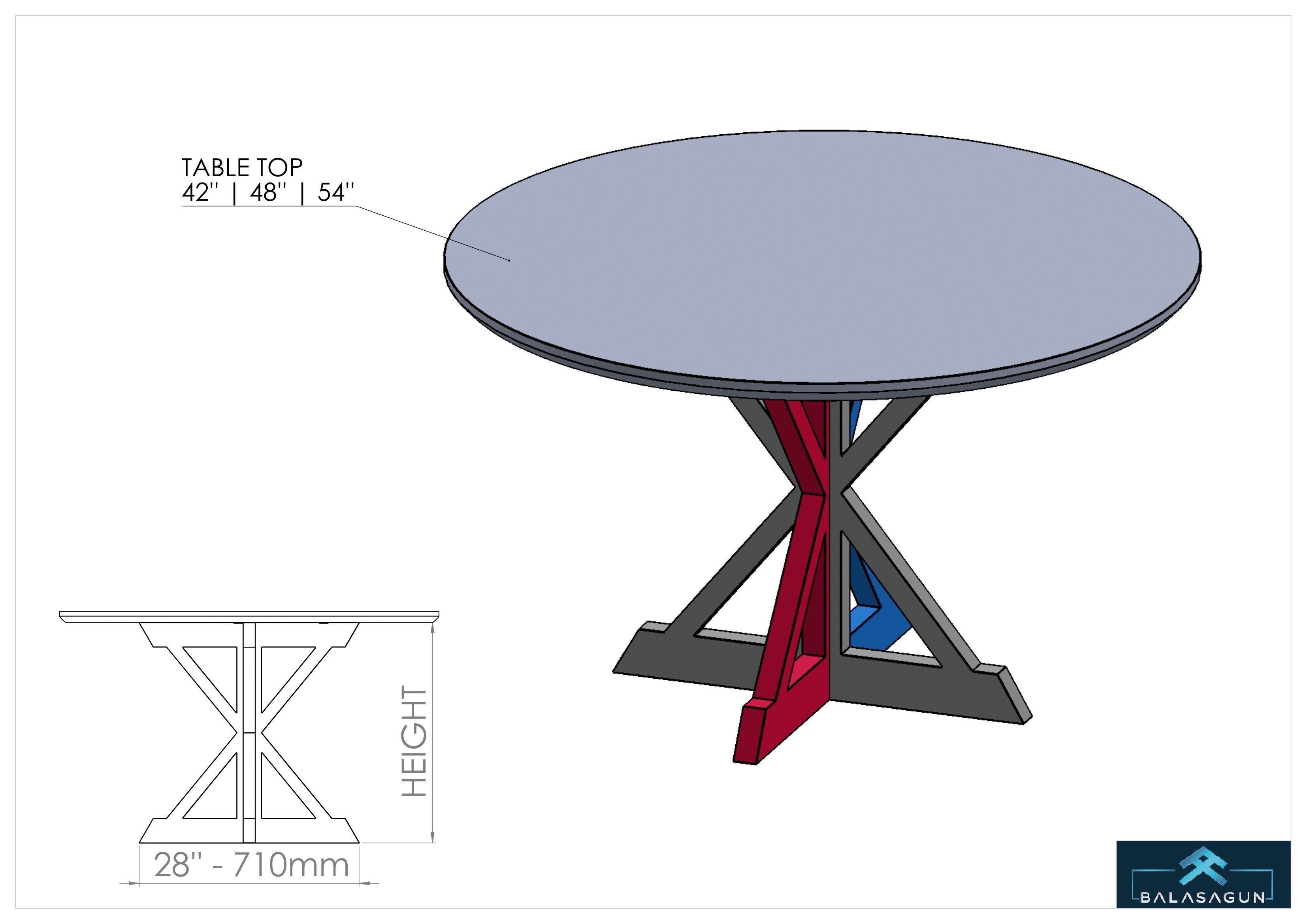 BALASAGUN ROUND TABLE BASE Free 3D model_8