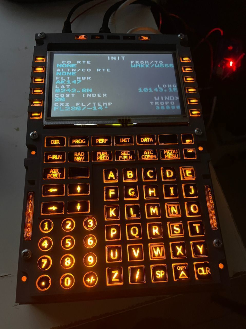 AIRBUS A320 MCDU  3D print model_8