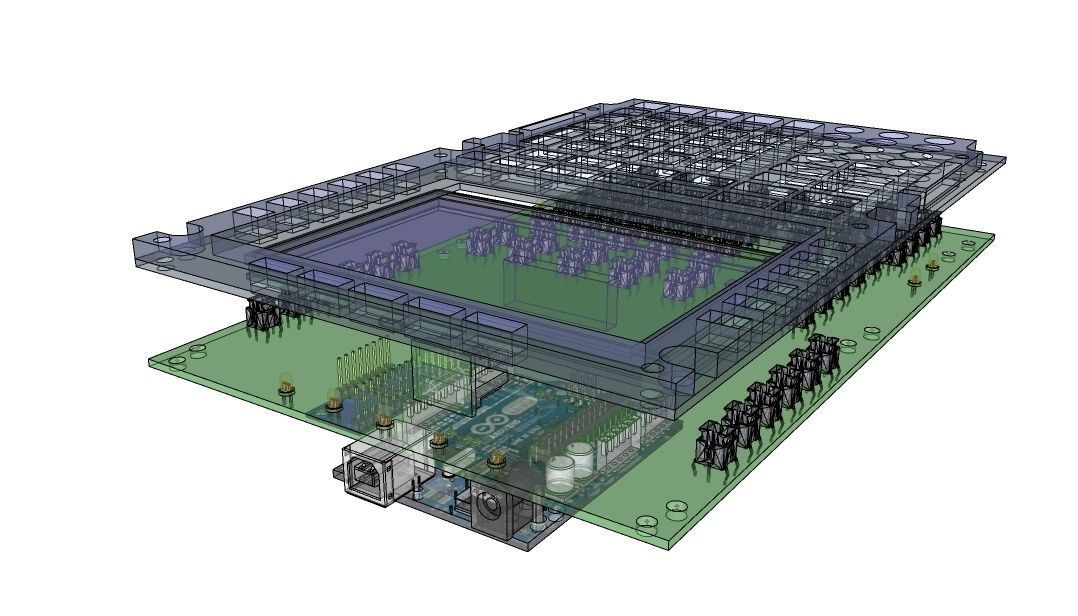 AIRBUS A320 MCDU  3D print model_2