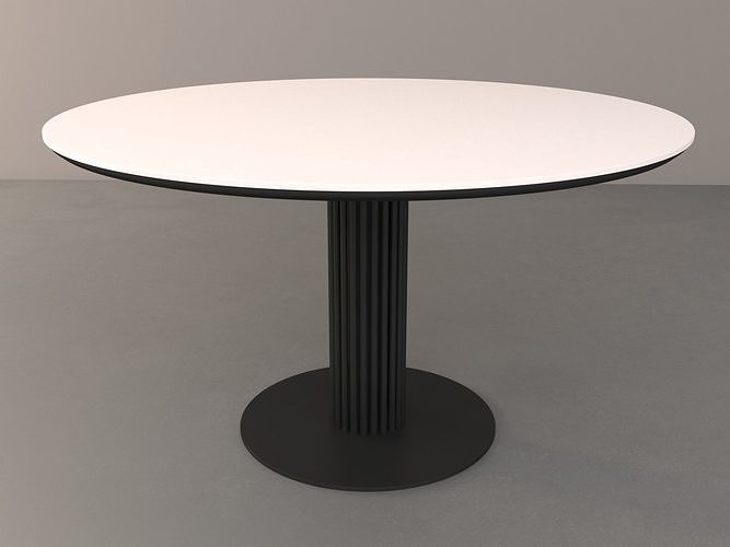 DIZDAR Round Table Base - BALASAGUN Free 3D model