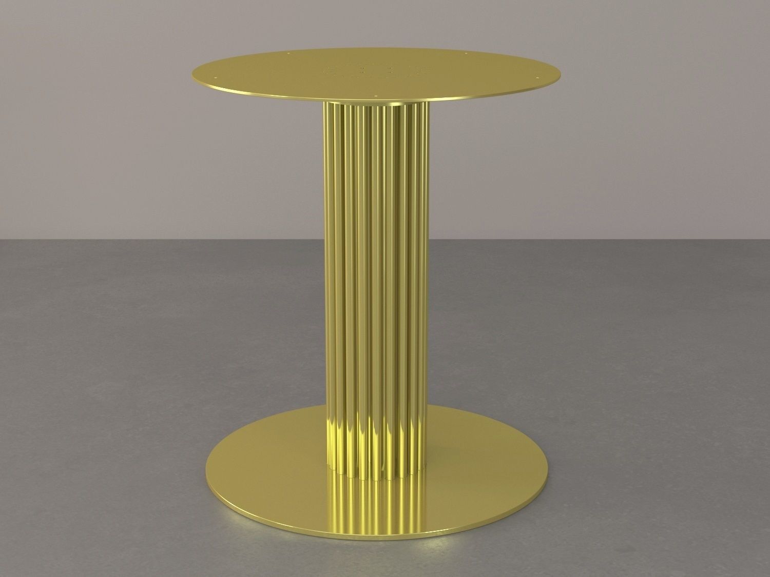 DIZDAR Round Table Base - BALASAGUN Free 3D model_3